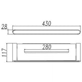 Acl Dove Metal Shelf